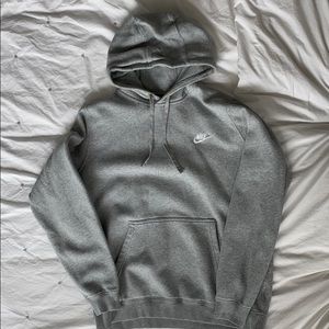 Nike gray hoodie size large